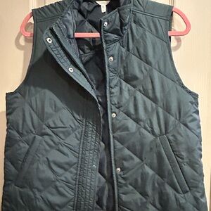 Maurices Women's Quilted Vest - Dark Green